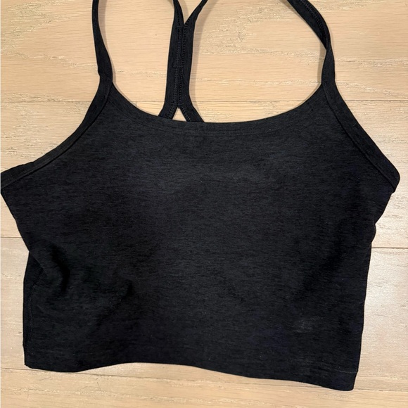 Beyond Yoga Spacedye Cropped Tank in Darkest Night - Picture 3 of 5